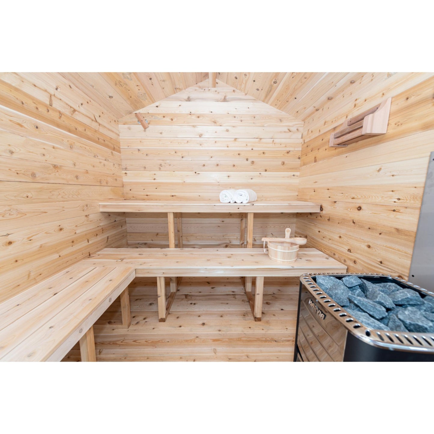 Canadian Timber Georgian Cabin Sauna - Wood Burning