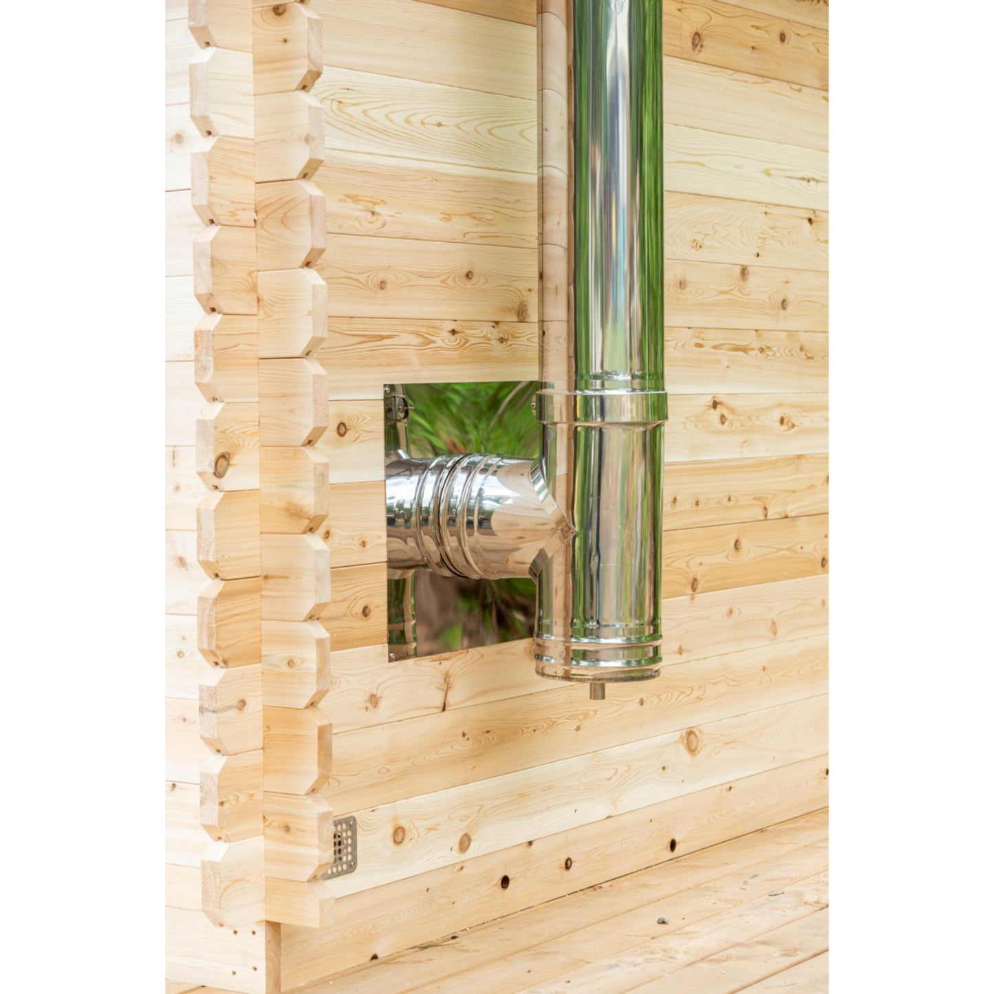 Canadian Timber Georgian Cabin Sauna - Wood Burning