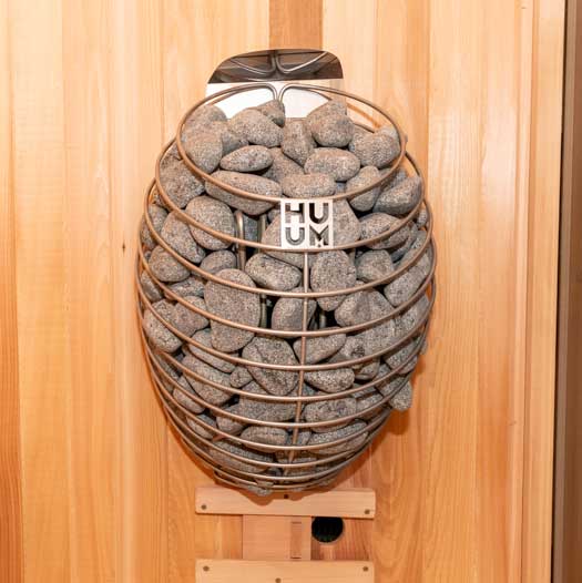 Canadian Timber Georgian Cabin Sauna - Electric Heater