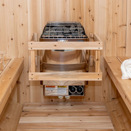 Canadian Timber Georgian Cabin Sauna - Electric Heater